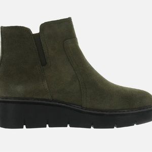 Clarks - Arabell Zip Womens Suede Ankle Chelsea Boots-